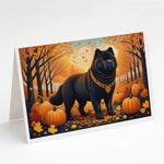 Autumn Leaves Greeting Cards - Size: 5X7 | Pack Of: 8 | Collection name: Autumn leaves-AMAZON FACTORY