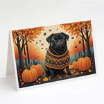 Autumn Leaves Greeting Cards - Size: 5X7 | Pack Of: 8 | Collection name: Autumn leaves-AMAZON FACTORY
