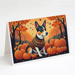 Autumn Leaves Greeting Cards - Size: 5X7 | Pack Of: 8 | Collection name: Autumn leaves-AMAZON FACTORY