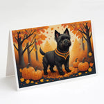 Autumn Leaves Greeting Cards - Size: 5X7 | Pack Of: 8 | Collection name: Autumn leaves-AMAZON FACTORY