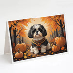 Autumn Leaves Greeting Cards - Size: 5X7 | Pack Of: 8 | Collection name: Autumn leaves-AMAZON FACTORY
