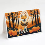 Autumn Leaves Greeting Cards - Size: 5X7 | Pack Of: 8 | Collection name: Autumn leaves-AMAZON FACTORY