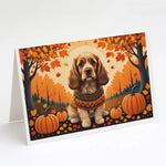 Autumn Leaves Greeting Cards - Size: 5X7 | Pack Of: 8 | Collection name: Autumn leaves-AMAZON FACTORY