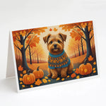 Autumn Leaves Greeting Cards - Size: 5X7 | Pack Of: 8 | Collection name: Autumn leaves-AMAZON FACTORY