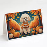 Autumn Leaves Greeting Cards - Size: 5X7 | Pack Of: 8 | Collection name: Autumn leaves-AMAZON FACTORY