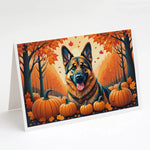 Autumn Leaves Greeting Cards - Size: 5X7 | Pack Of: 8 | Collection name: Autumn leaves-AMAZON FACTORY