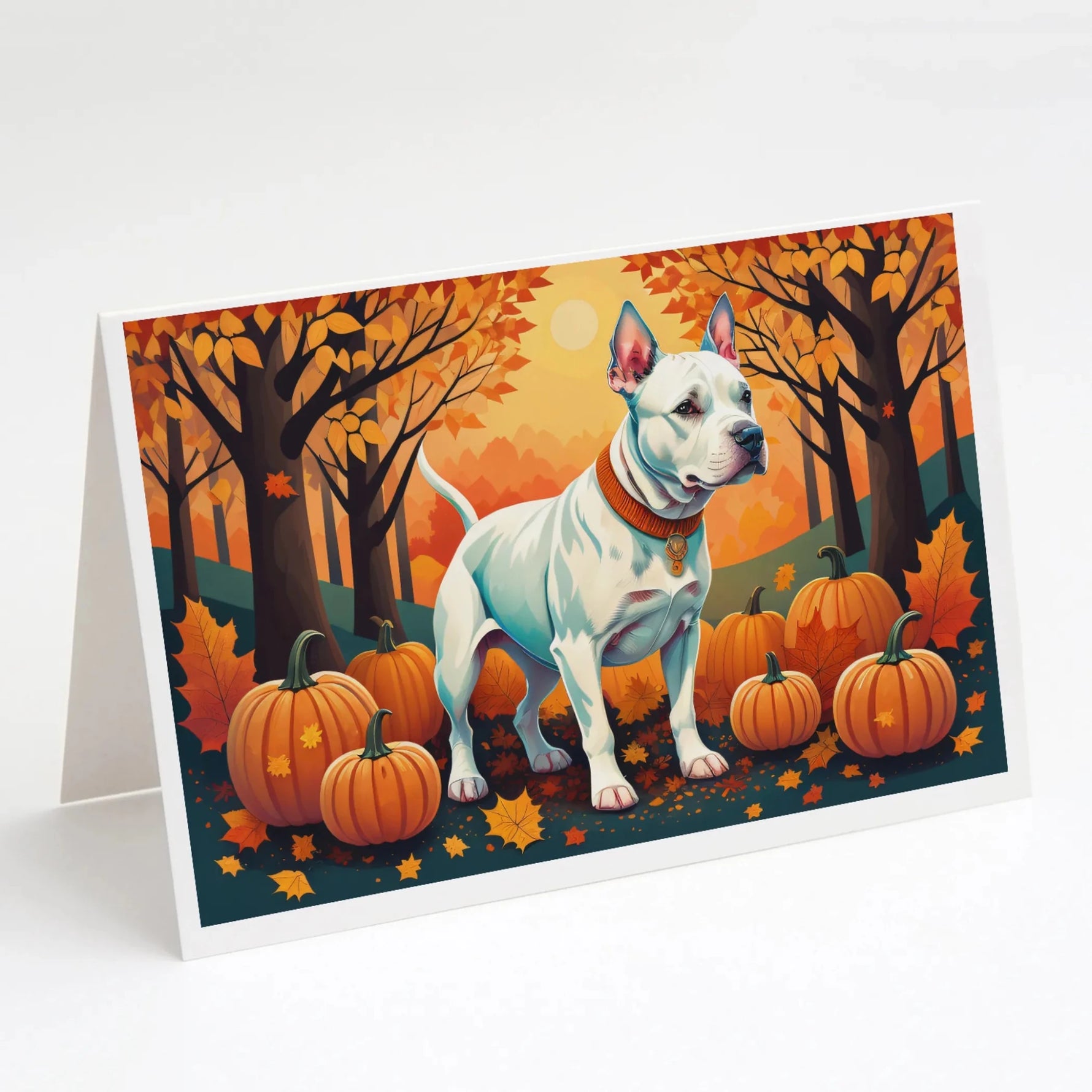 Autumn Leaves Greeting Cards - Size: 5X7 | Pack Of: 8 | Collection name: Autumn leaves-AMAZON FACTORY