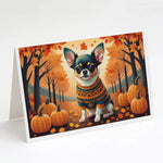 Autumn Leaves Greeting Cards - Size: 5X7 | Pack Of: 8 | Collection name: Autumn leaves-AMAZON FACTORY