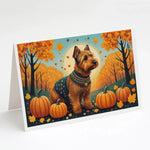 Autumn Leaves Greeting Cards - Size: 5X7 | Pack Of: 8 | Collection name: Autumn leaves-AMAZON FACTORY