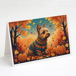 Autumn Leaves Greeting Cards - Size: 5X7 | Pack Of: 8 | Collection name: Autumn leaves-AMAZON FACTORY