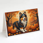 Autumn Leaves Greeting Cards - Size: 5X7 | Pack Of: 8 | Collection name: Autumn leaves-AMAZON FACTORY