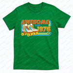 AWESOME SINCE 1976 Men Cotton TShirt Tops Made in 1976 All Original Parts Birthday 1976 Limited Edition T-Shirt Male Collar Tee-AMAZON FACTORY