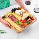 Bamboo Cheese Board Set-AMAZON FACTORY
