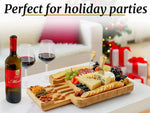 Bamboo Cheese Board Set-AMAZON FACTORY