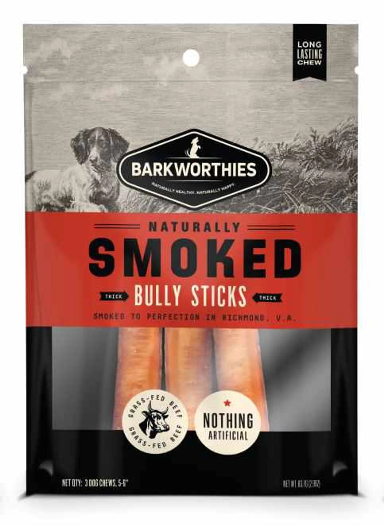 Barkworthies Smoked Bully 6