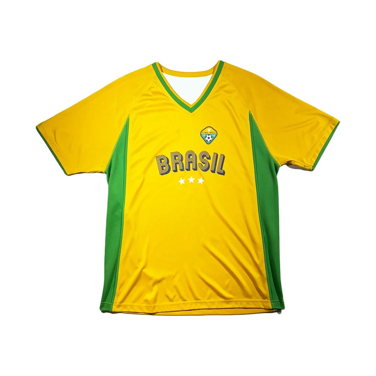 Brazil National Soccer Team Sports Jersey Top Loose Fast Drying FamilyMatching Short Sleeved Summer Outdoor Fitness T-shirt-AMAZON FACTORY