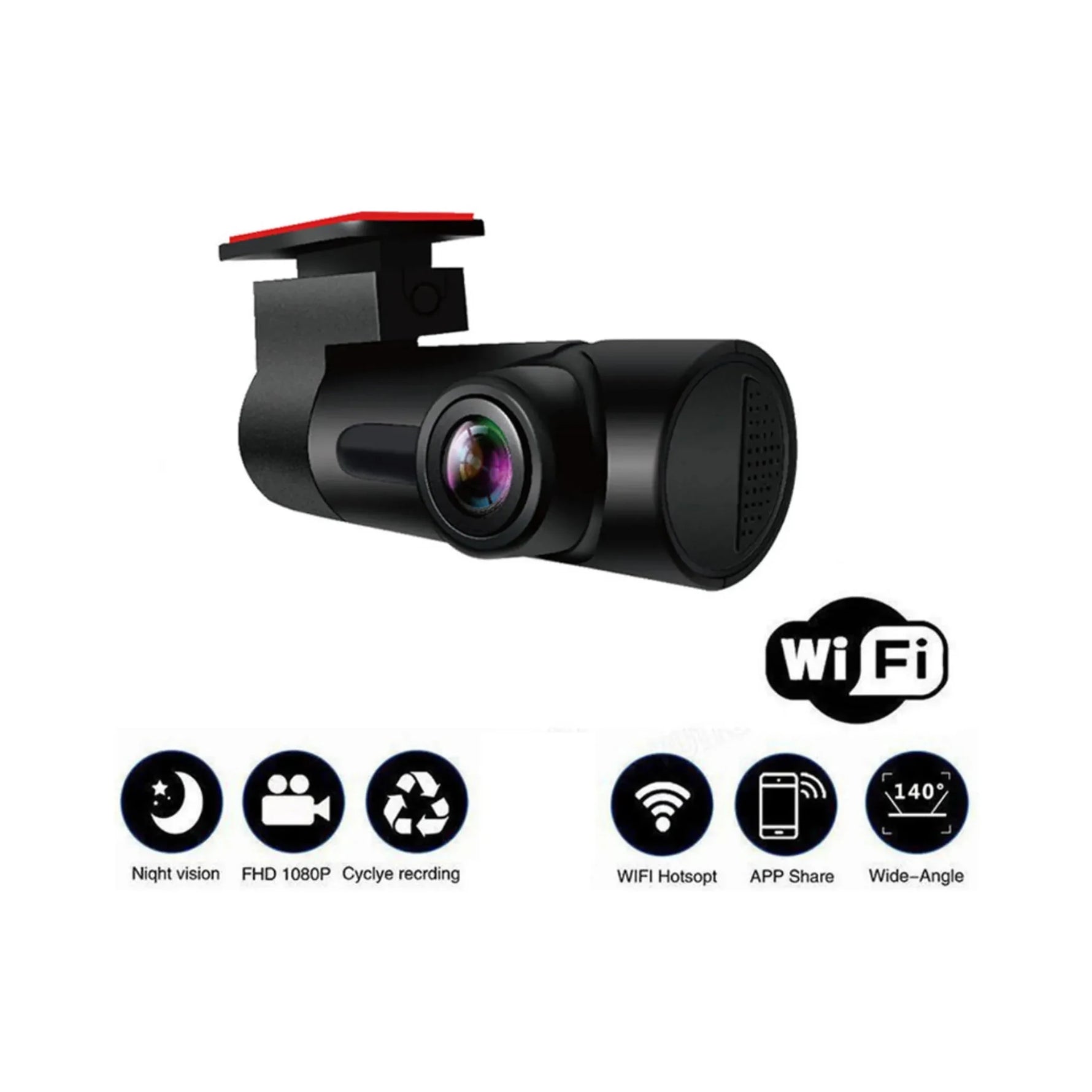 Car Dash Cam with WIFI and App-AMAZON FACTORY