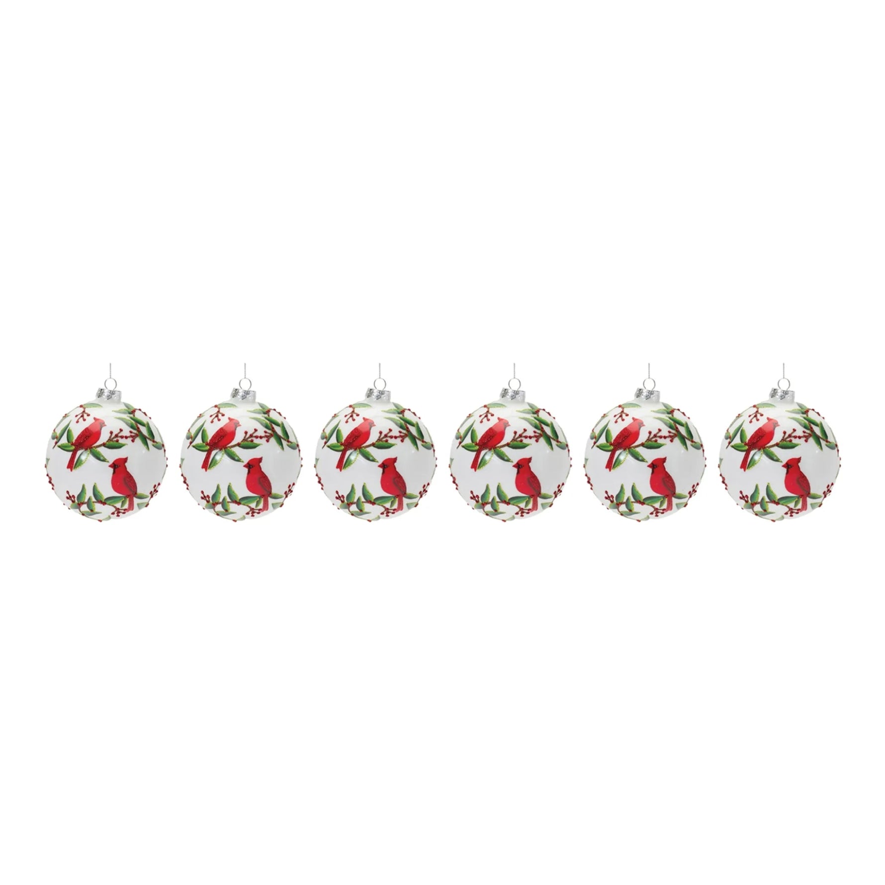 Cardinal Bird Ball Ornament - AMAZON FACTORY