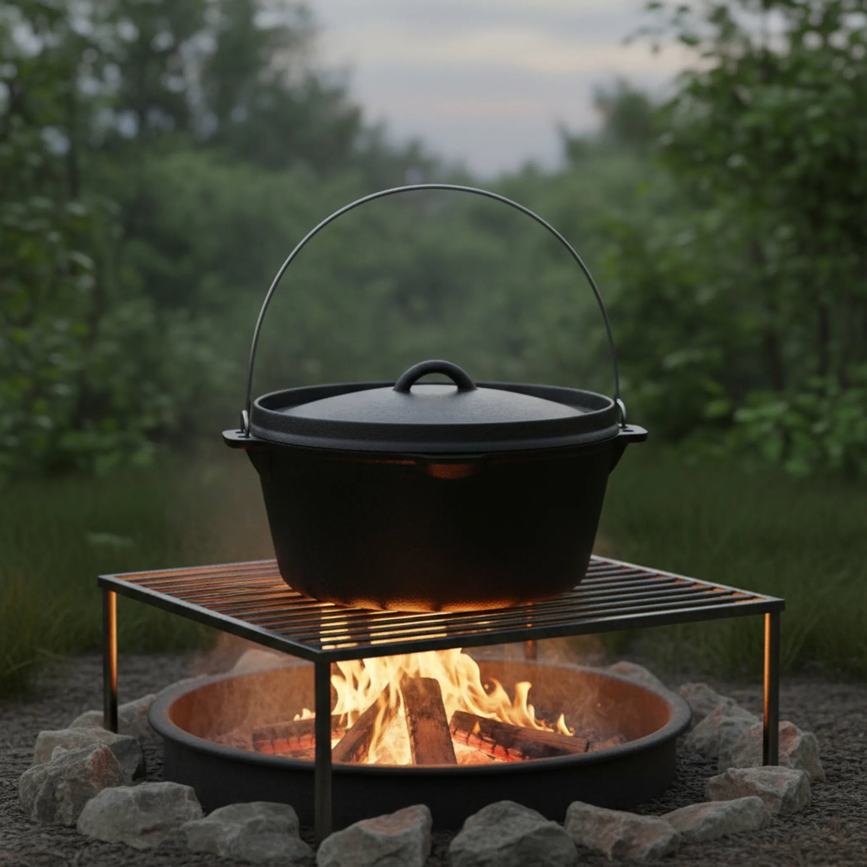 Cast Iron Dutch Oven Stock Pot - AMAZON FACTORY