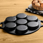 Cast Iron Takoyaki Fry Pan Octopus Balls Maker Hole Cavities Grill Mold-AMAZON FACTORY