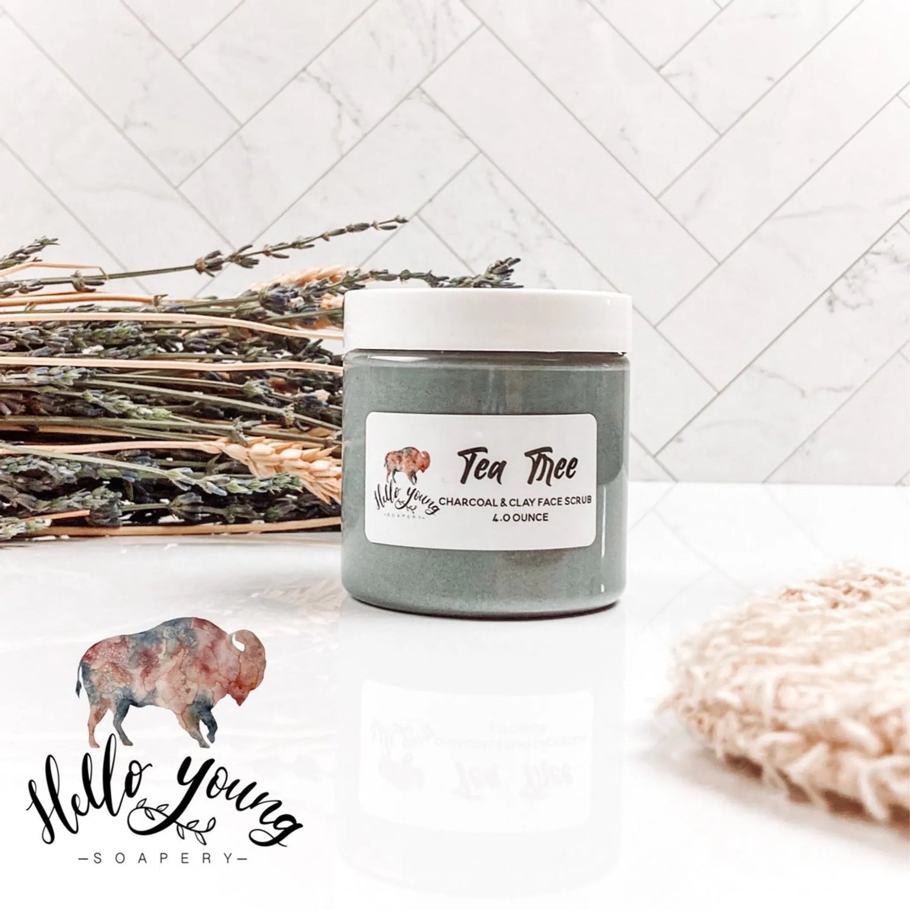 Charcoal & Clay Facial Scrub - AMAZON FACTORY