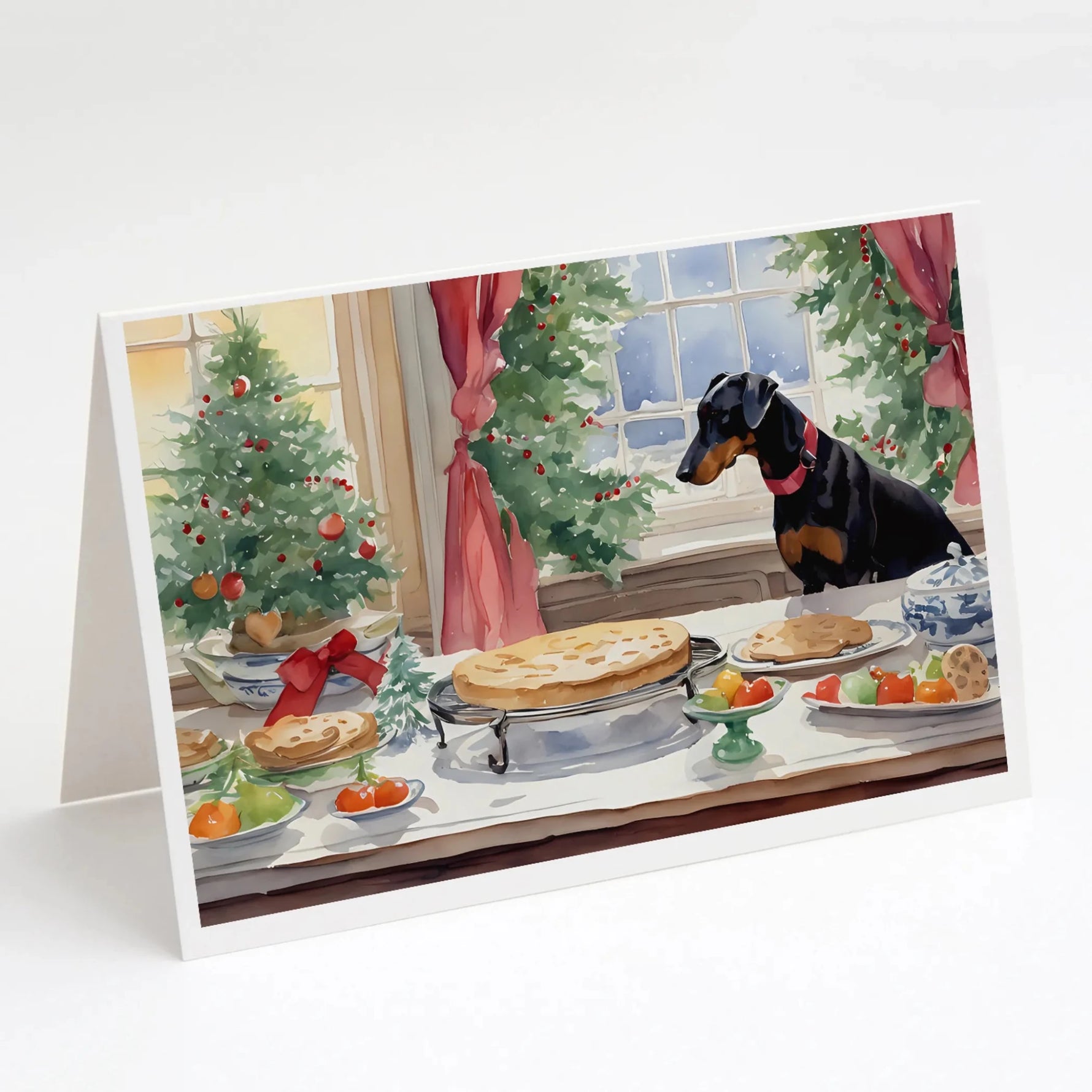Christmas Cookies Greeting Cards - Size: 5X7 | Pack Of: 8 | Collection name: Christmas cookies-AMAZON FACTORY