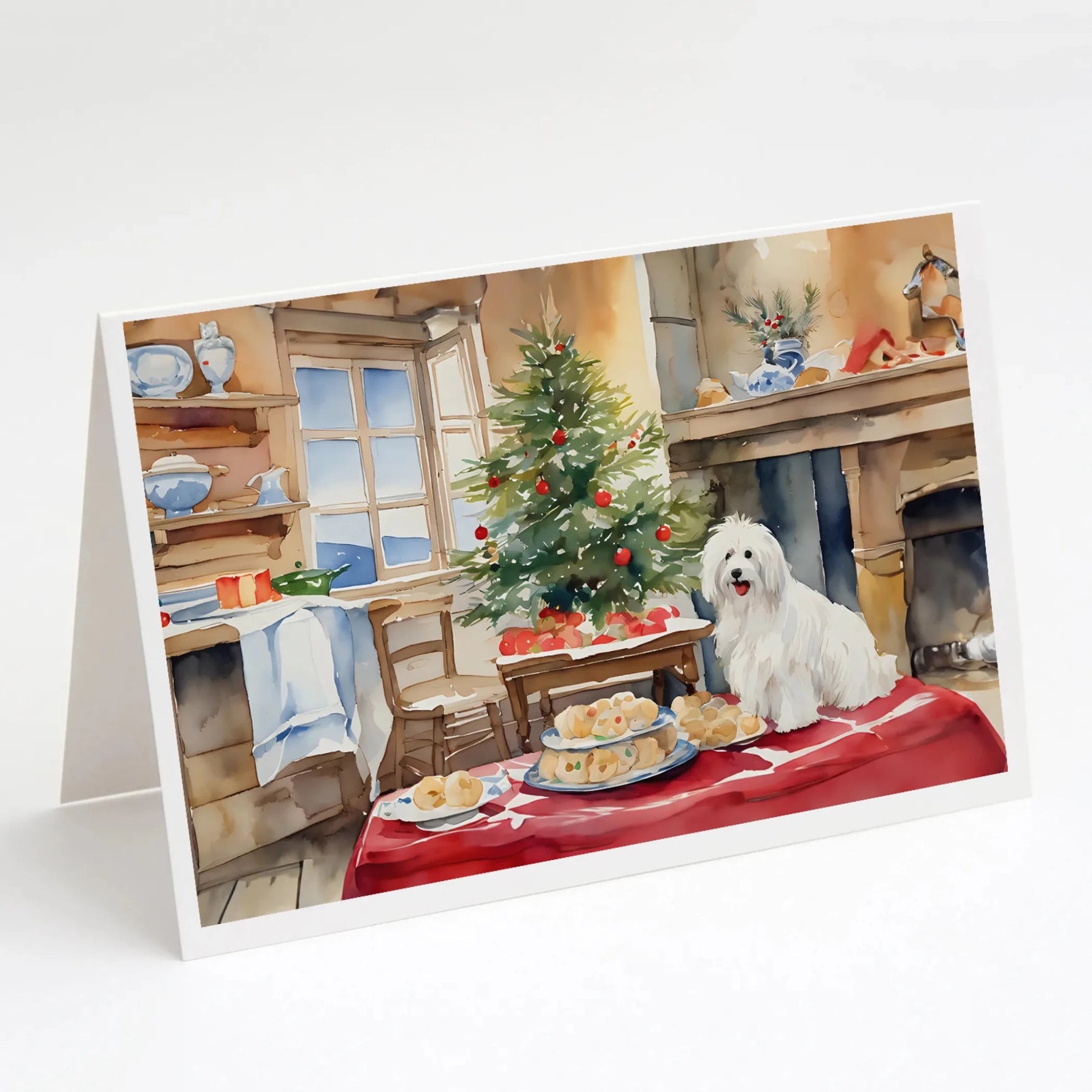 Christmas Cookies Greeting Cards - Size: 5X7 | Pack Of: 8 | Collection name: Christmas cookies-AMAZON FACTORY