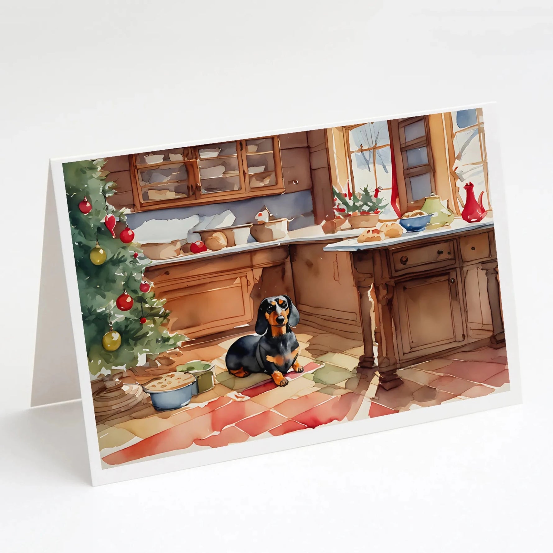 Christmas Cookies Greeting Cards - Size: 5X7 | Pack Of: 8 | Collection name: Christmas cookies-AMAZON FACTORY