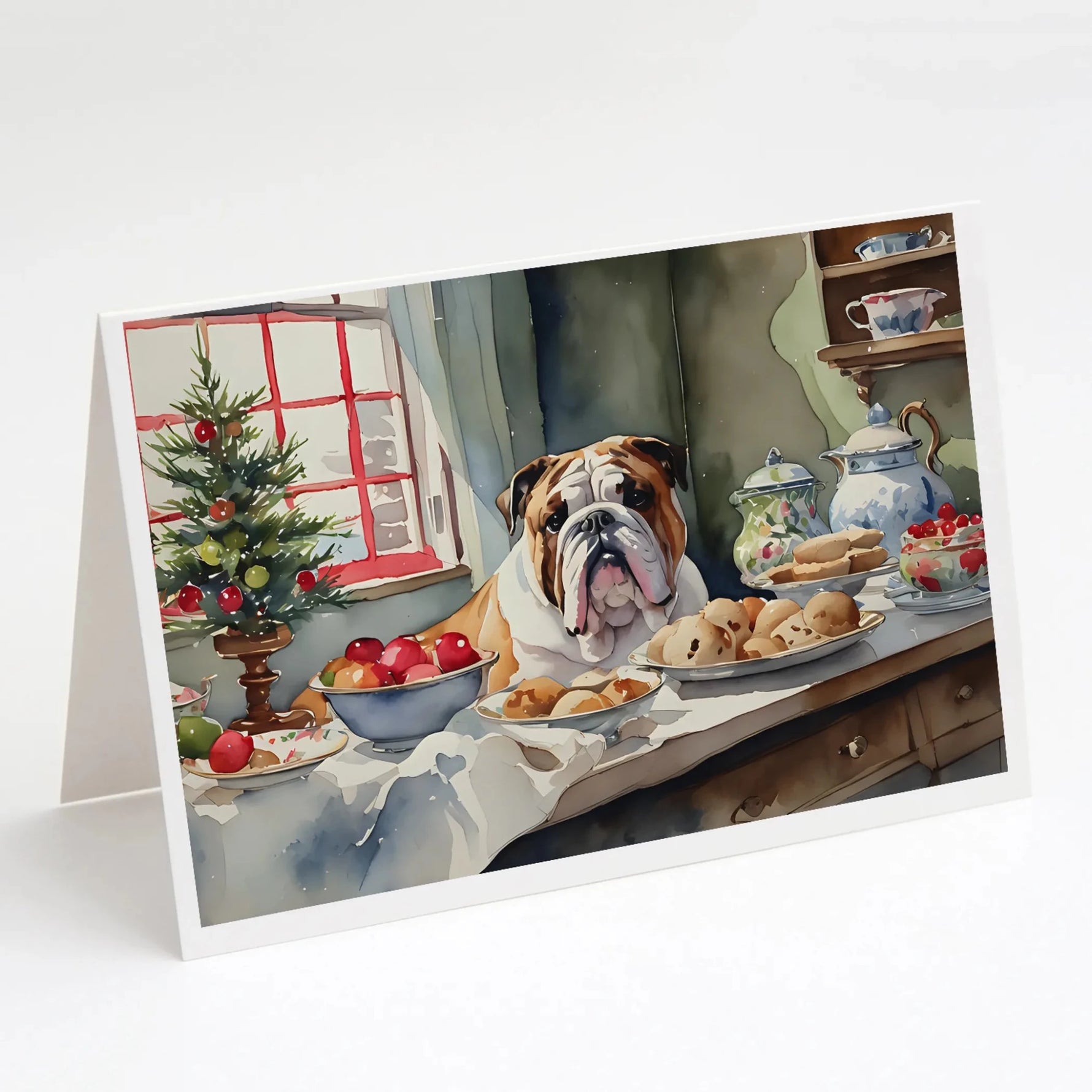 Christmas Cookies Greeting Cards - Size: 5X7 | Pack Of: 8 | Collection name: Christmas cookies-AMAZON FACTORY