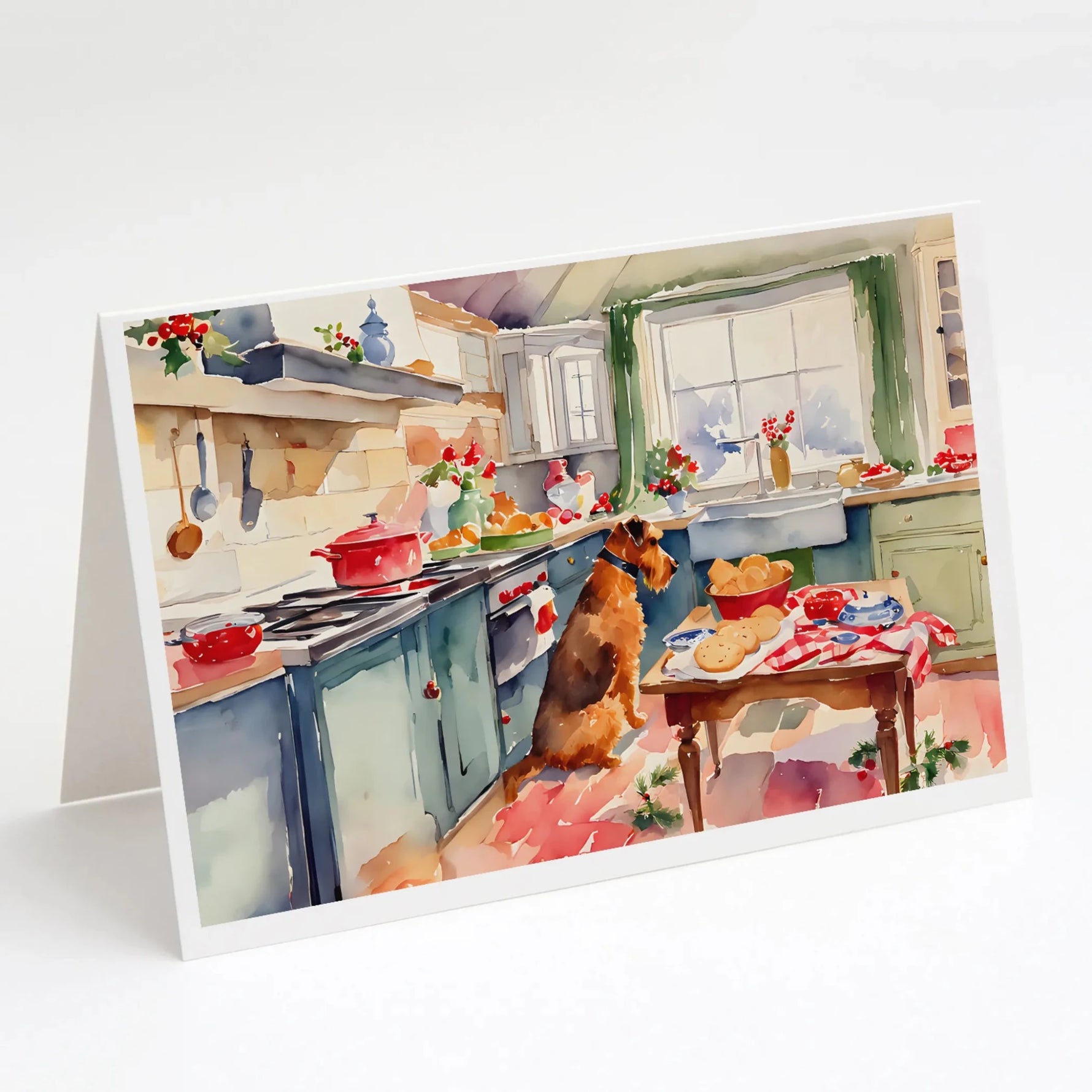 Christmas Cookies Greeting Cards - Size: 5X7 | Pack Of: 8 | Collection name: Christmas cookies-AMAZON FACTORY