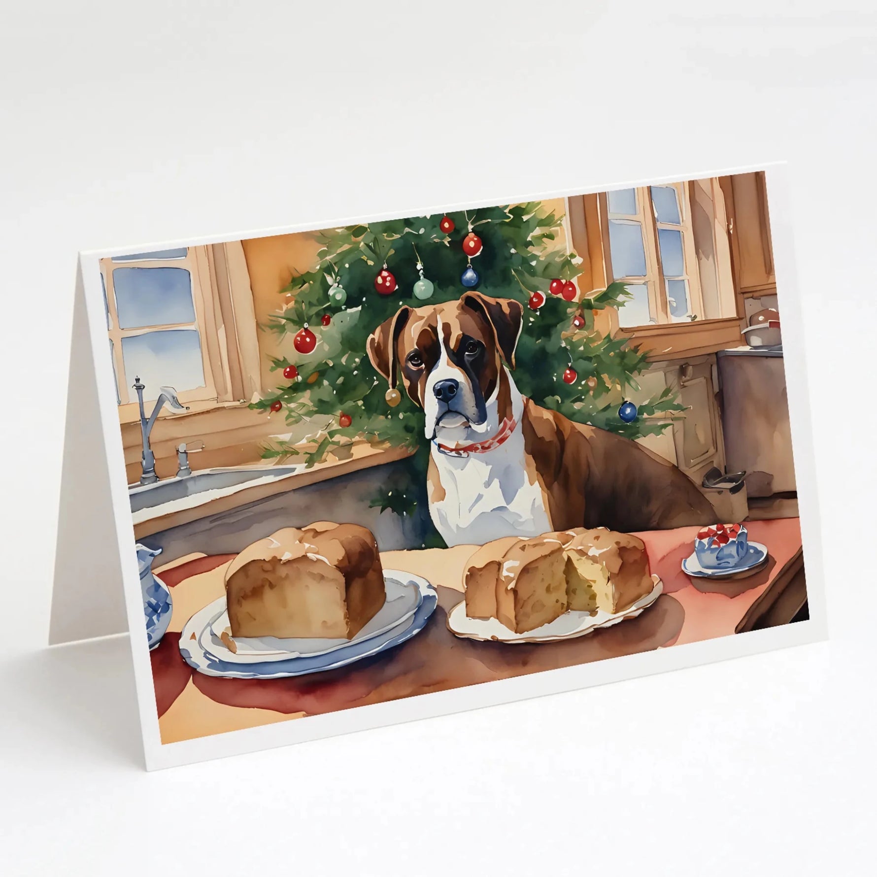 Christmas Cookies Greeting Cards - Size: 5X7 | Pack Of: 8 | Collection name: Christmas cookies-AMAZON FACTORY