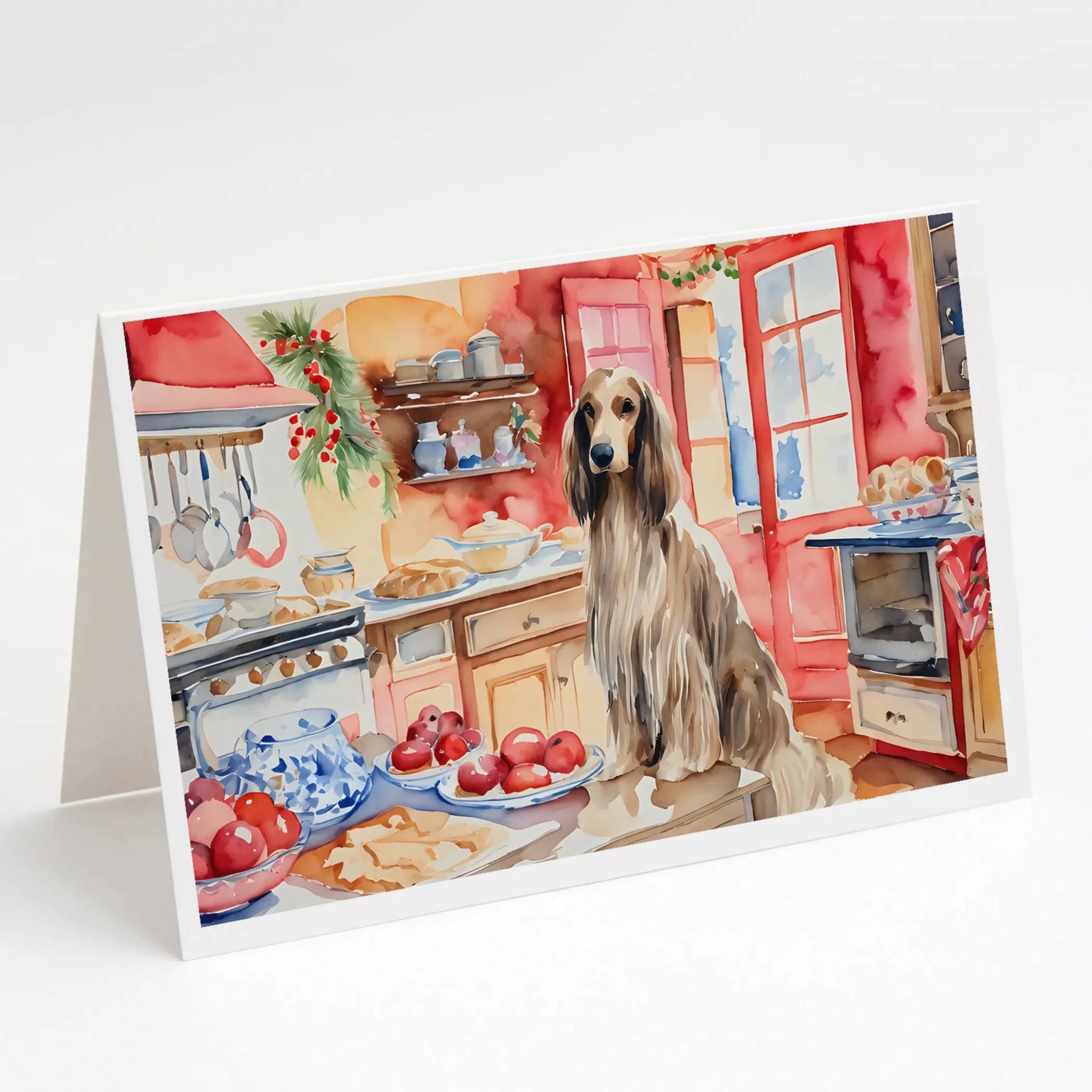 Christmas Cookies Greeting Cards - Size: 5X7 | Pack Of: 8 | Collection name: Christmas cookies-AMAZON FACTORY