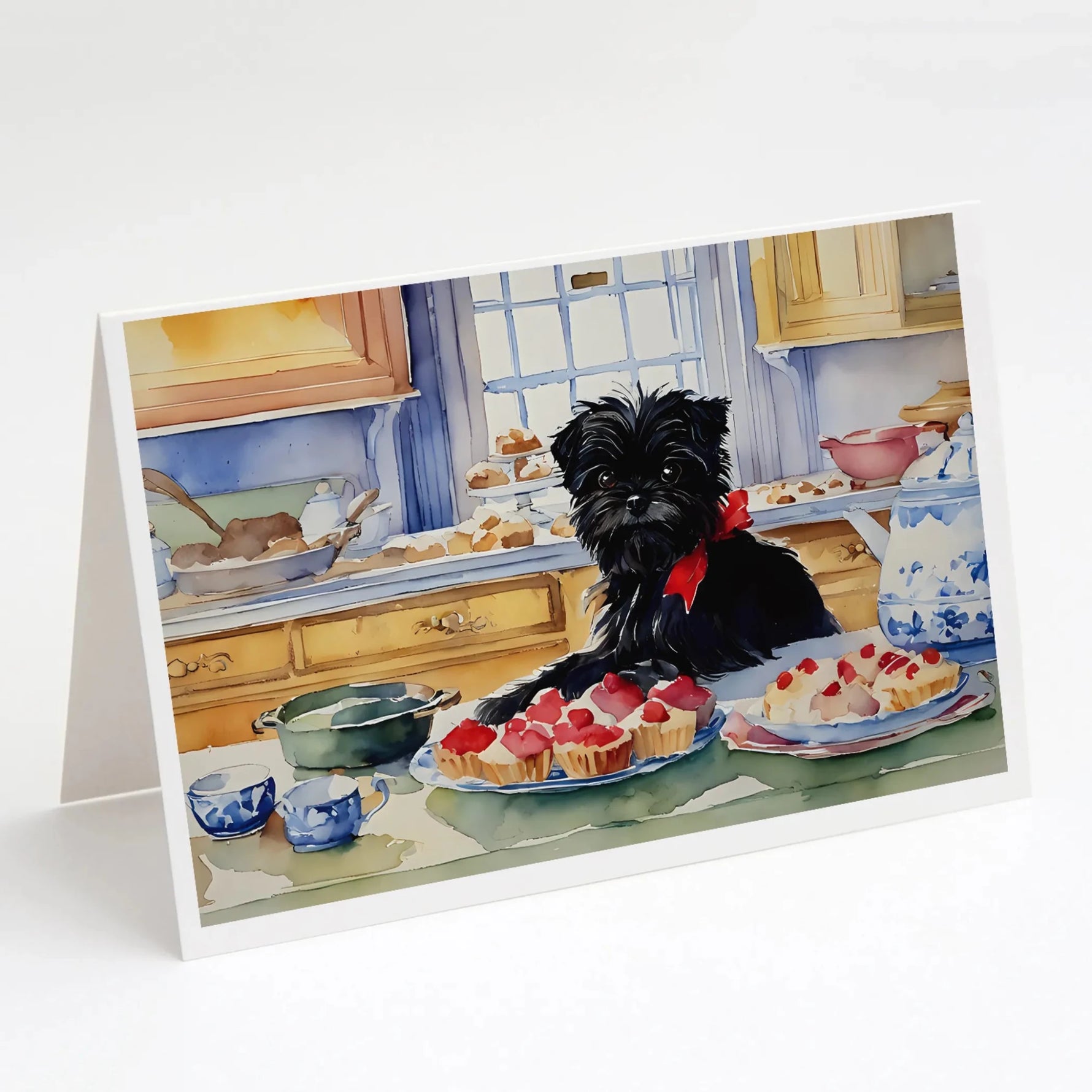 Christmas Cookies Greeting Cards - Size: 5X7 | Pack Of: 8 | Collection name: Christmas cookies-AMAZON FACTORY