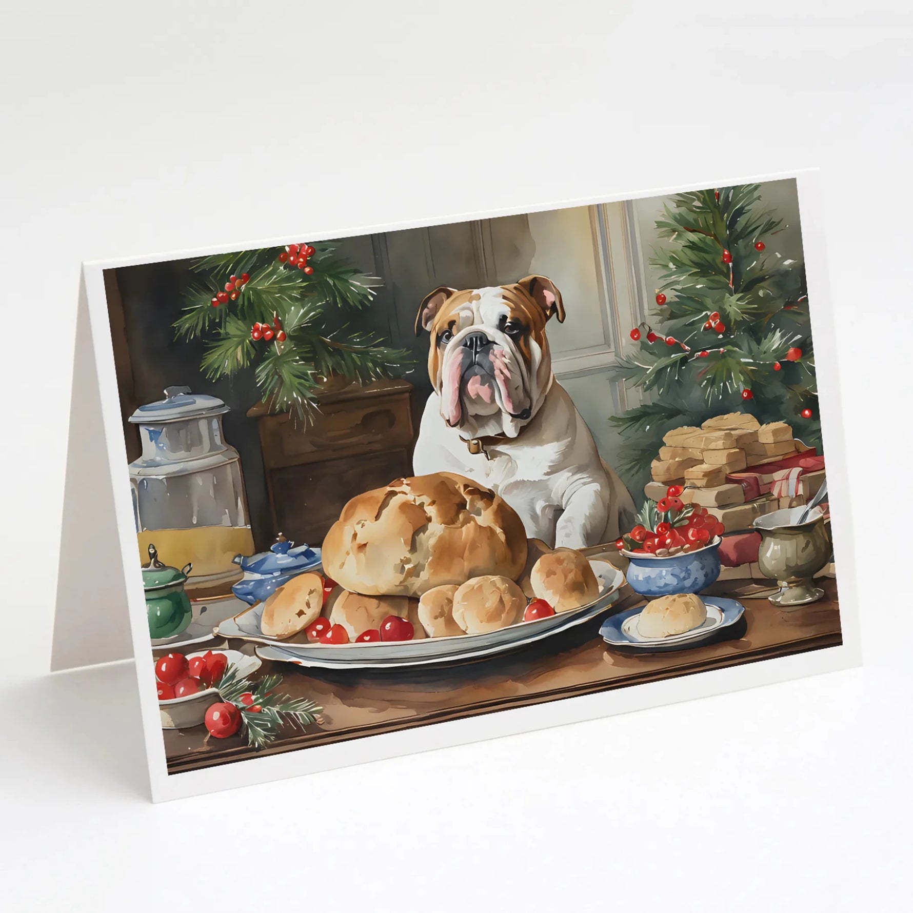 Christmas Cookies Greeting Cards - Size: 5X7 | Pack Of: 8 | Collection name: Christmas cookies-AMAZON FACTORY