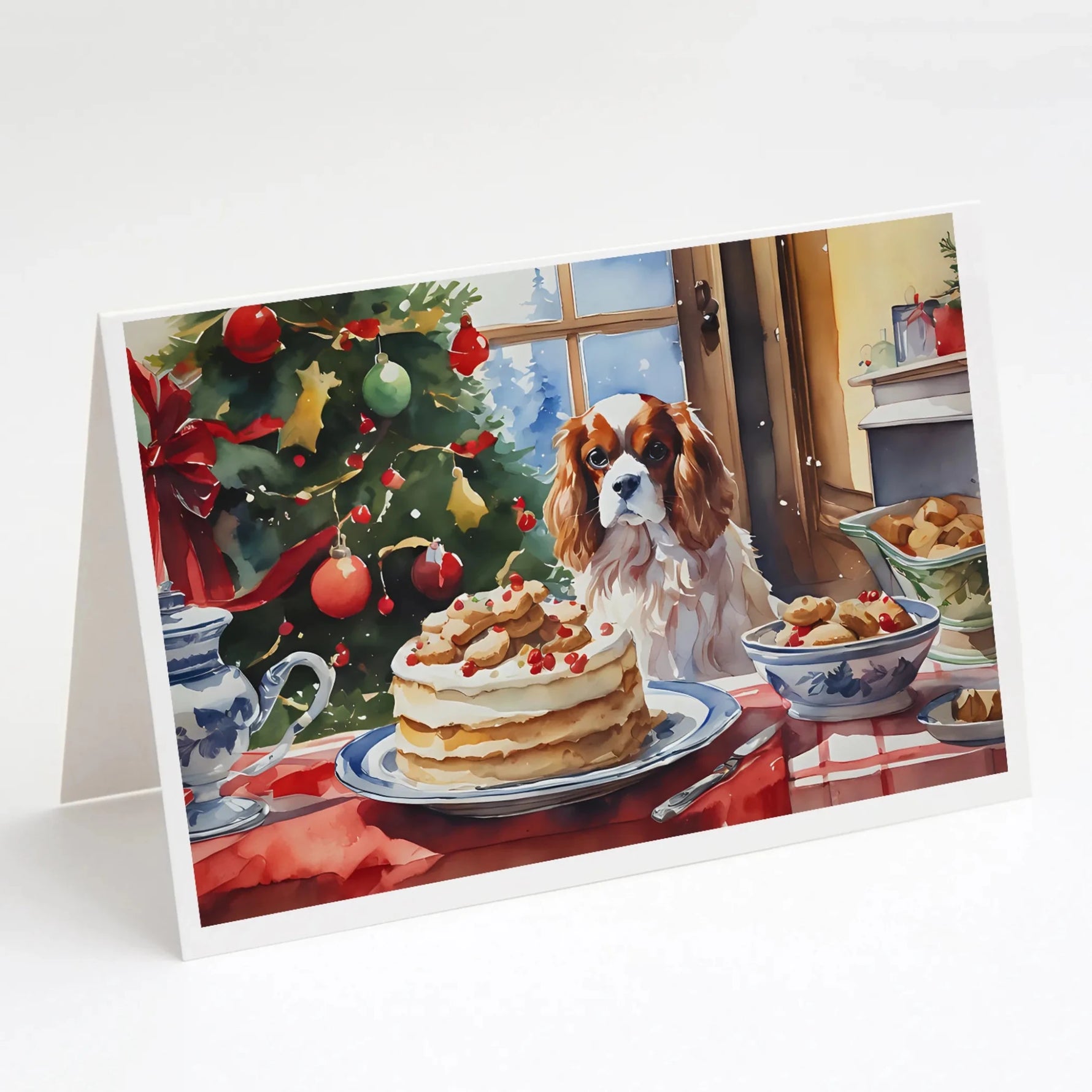 Christmas Cookies Greeting Cards - Size: 5X7 | Pack Of: 8 | Collection name: Christmas cookies-AMAZON FACTORY