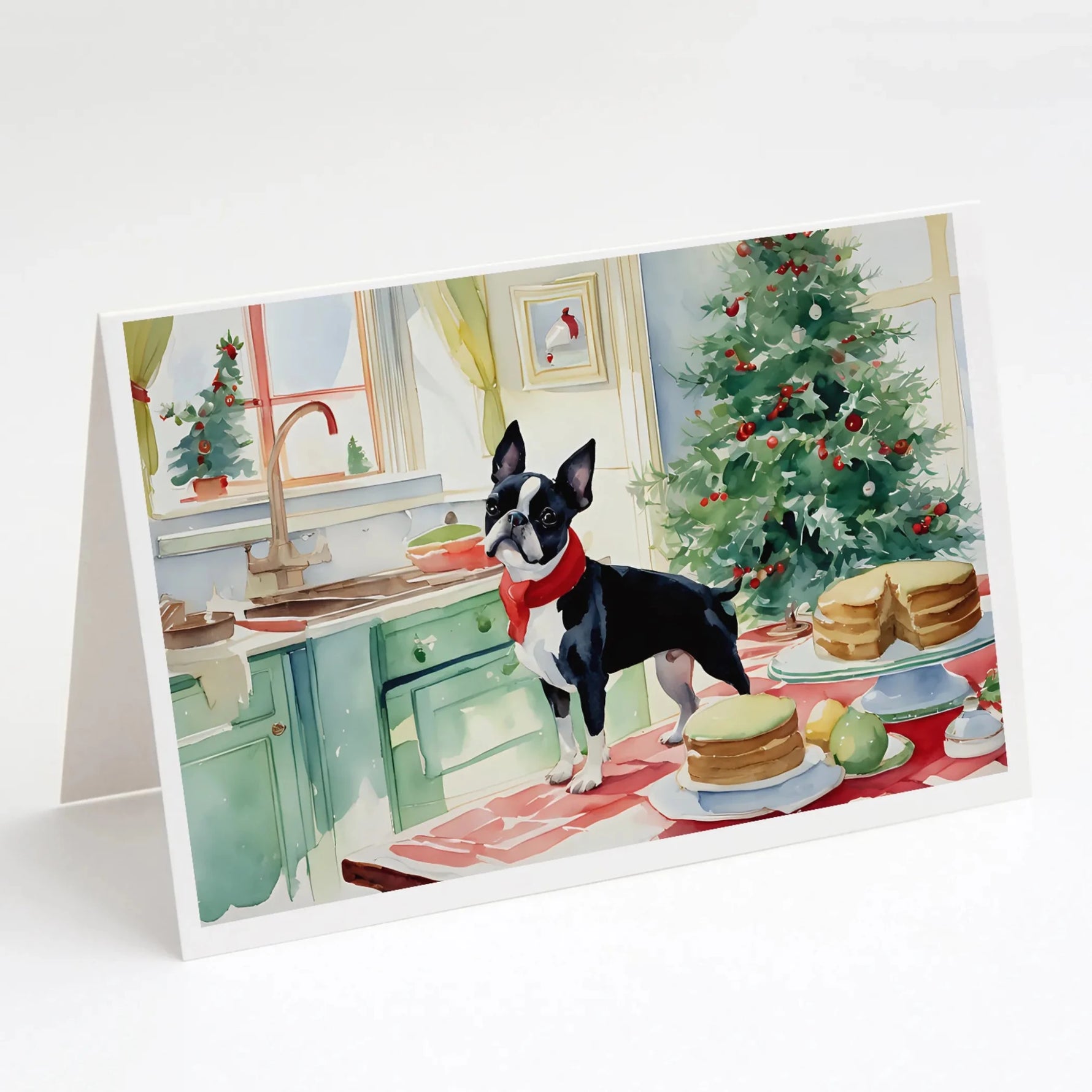 Christmas Cookies Greeting Cards - Size: 5X7 | Pack Of: 8 | Collection name: Christmas cookies-AMAZON FACTORY