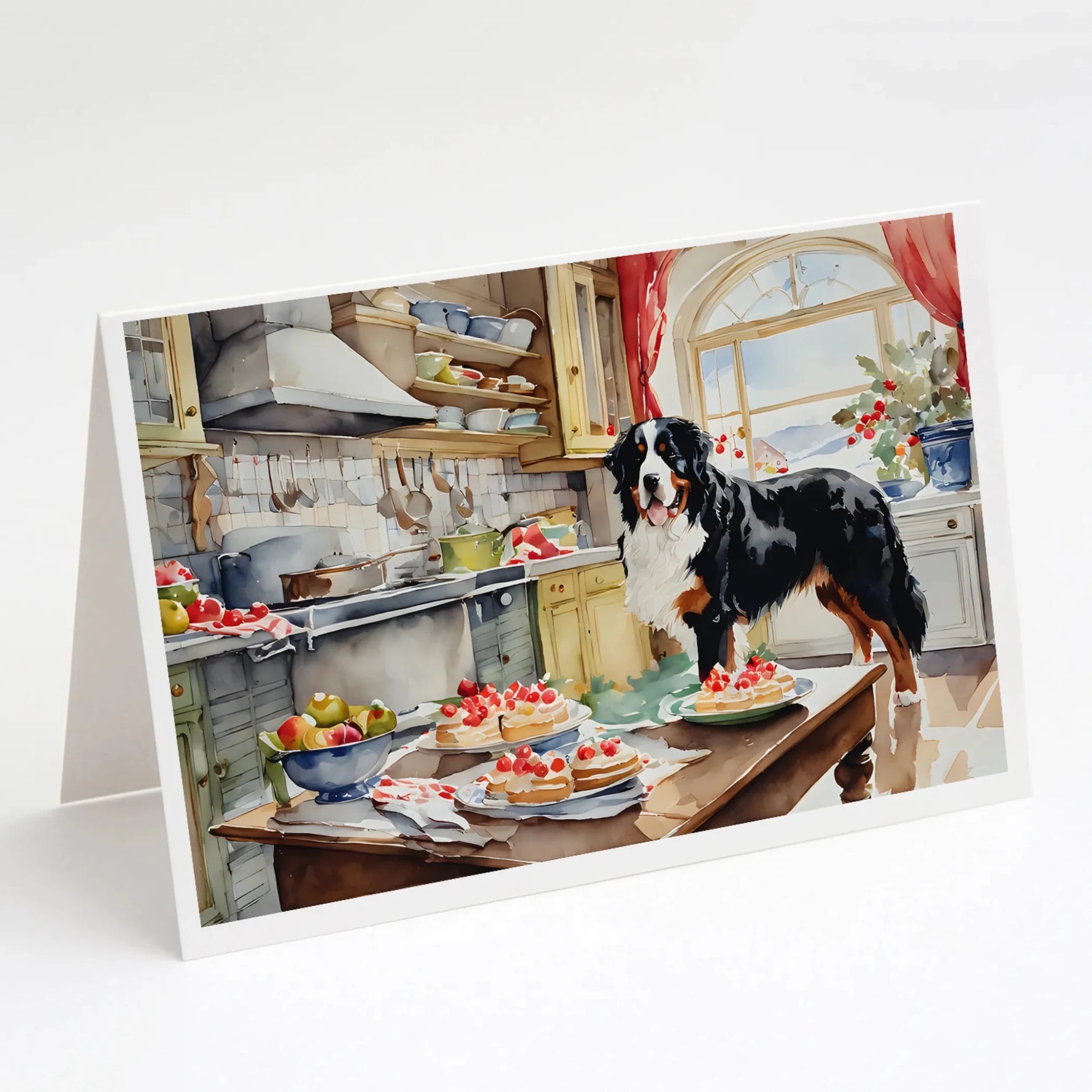 Christmas Cookies Greeting Cards - Size: 5X7 | Pack Of: 8 | Collection name: Christmas cookies-AMAZON FACTORY