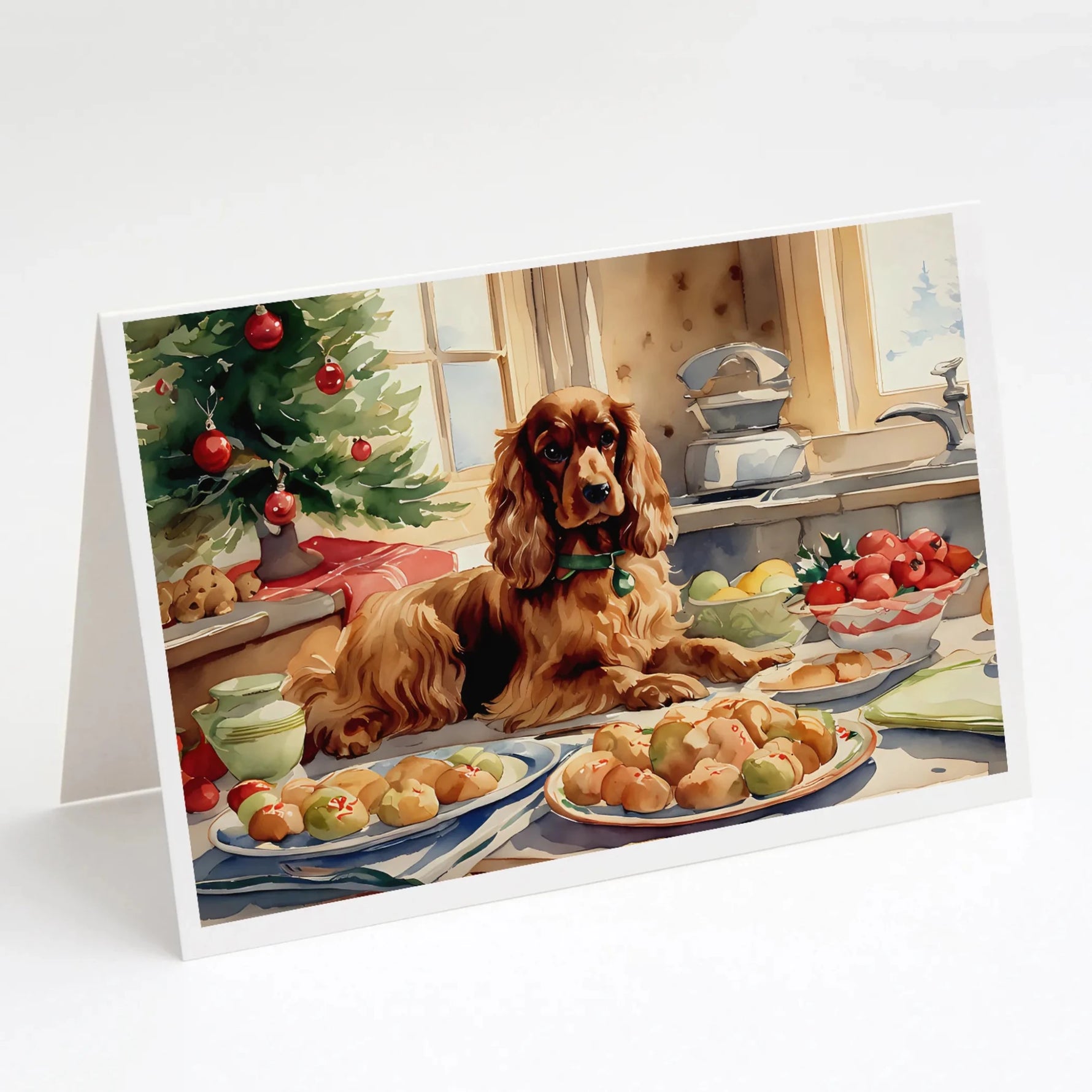 Christmas Cookies Greeting Cards - Size: 5X7 | Pack Of: 8 | Collection name: Christmas cookies-AMAZON FACTORY
