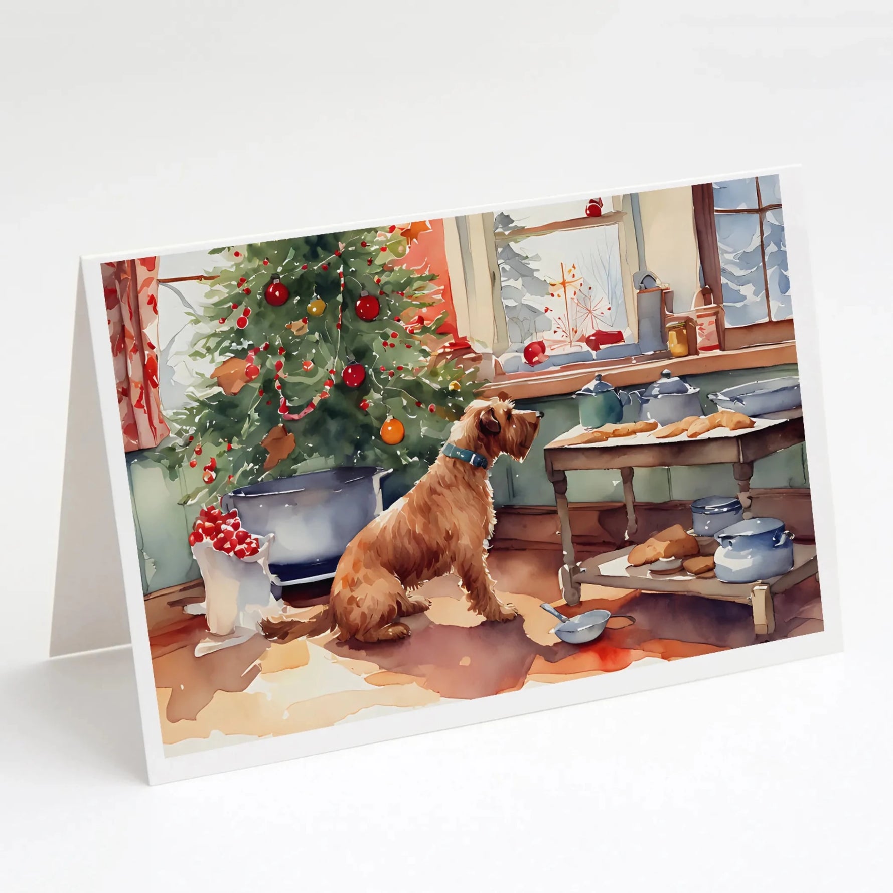 Christmas Cookies Greeting Cards - Size: 5X7 | Pack Of: 8 | Collection name: Christmas cookies-AMAZON FACTORY