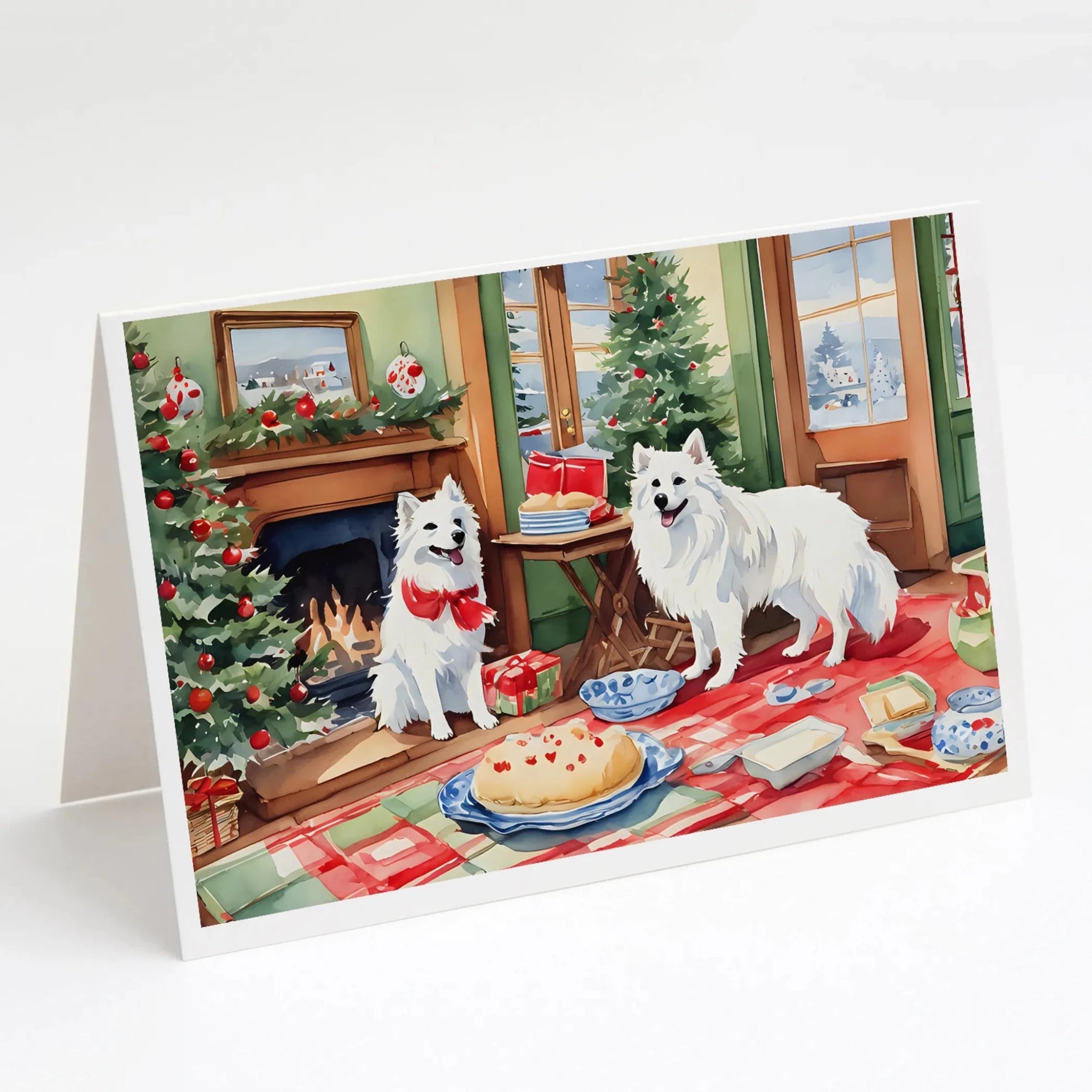 Christmas Cookies Greeting Cards - Size: 5X7 | Pack Of: 8 | Collection name: Christmas cookies-AMAZON FACTORY