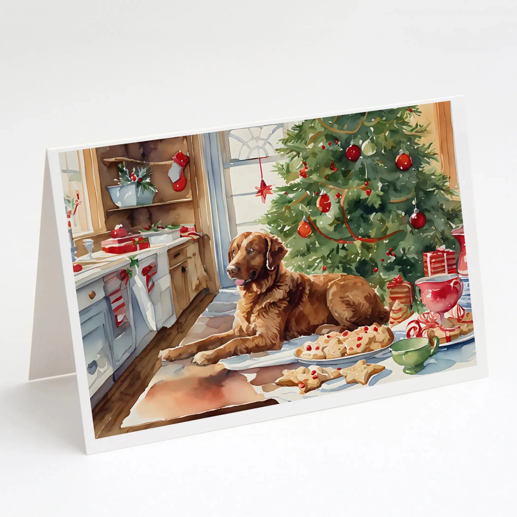 Christmas Cookies Greeting Cards - Size: 5X7 | Pack Of: 8 | Collection name: Christmas cookies-AMAZON FACTORY