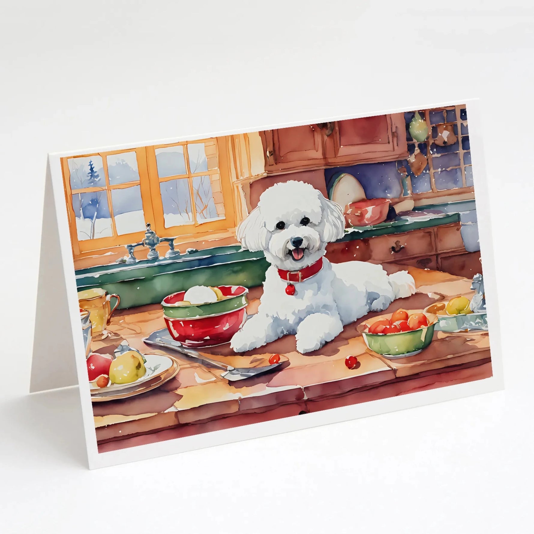 Christmas Cookies Greeting Cards - Size: 5X7 | Pack Of: 8 | Collection name: Christmas cookies-AMAZON FACTORY
