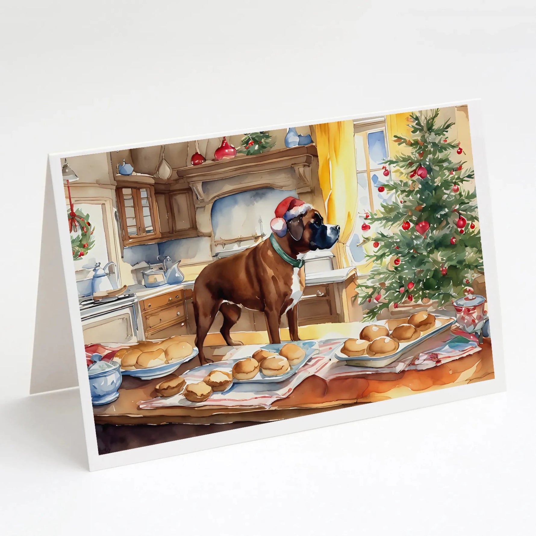 Christmas Cookies Greeting Cards - Size: 5X7 | Pack Of: 8 | Collection name: Christmas cookies-AMAZON FACTORY