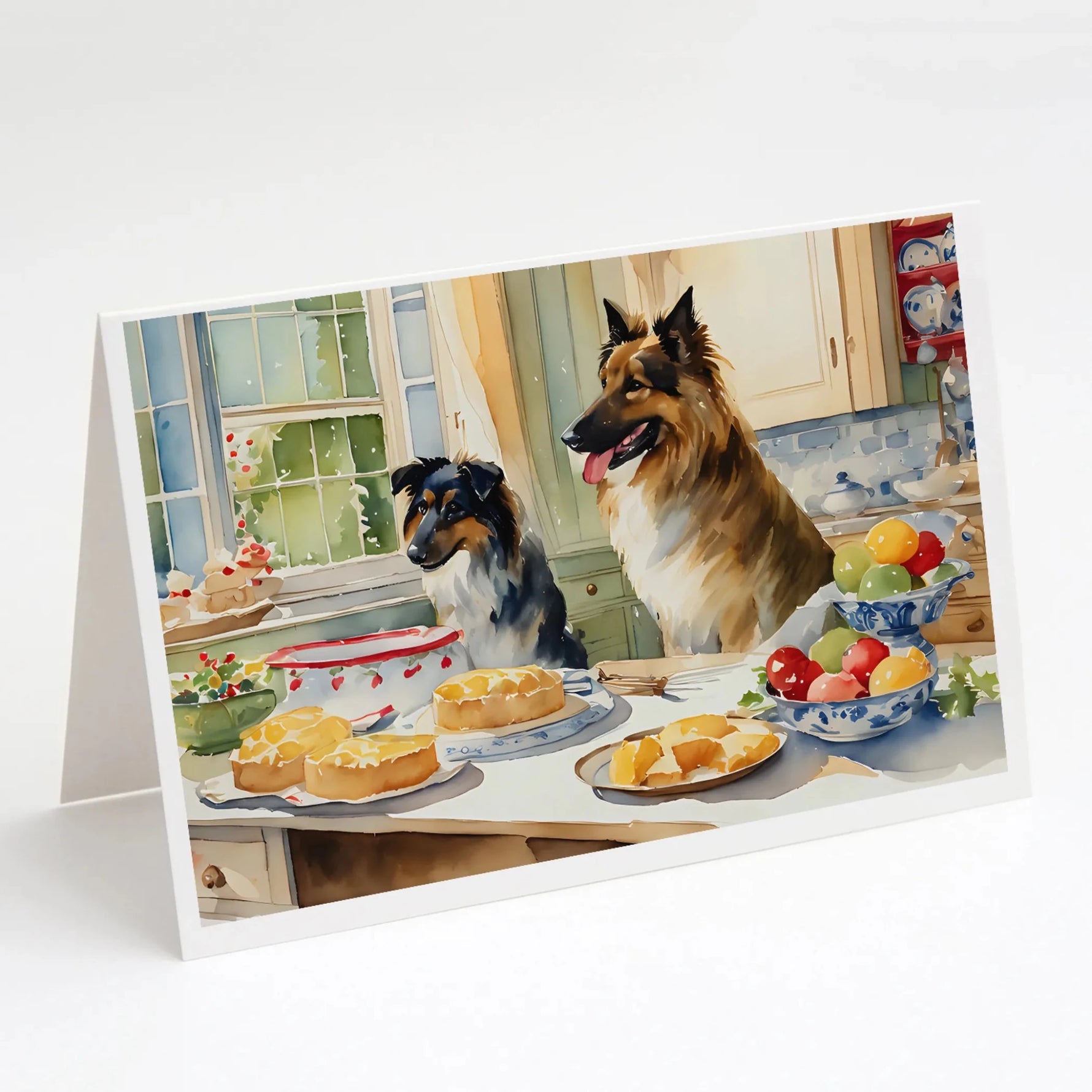Christmas Cookies Greeting Cards - Size: 5X7 | Pack Of: 8 | Collection name: Christmas cookies-AMAZON FACTORY