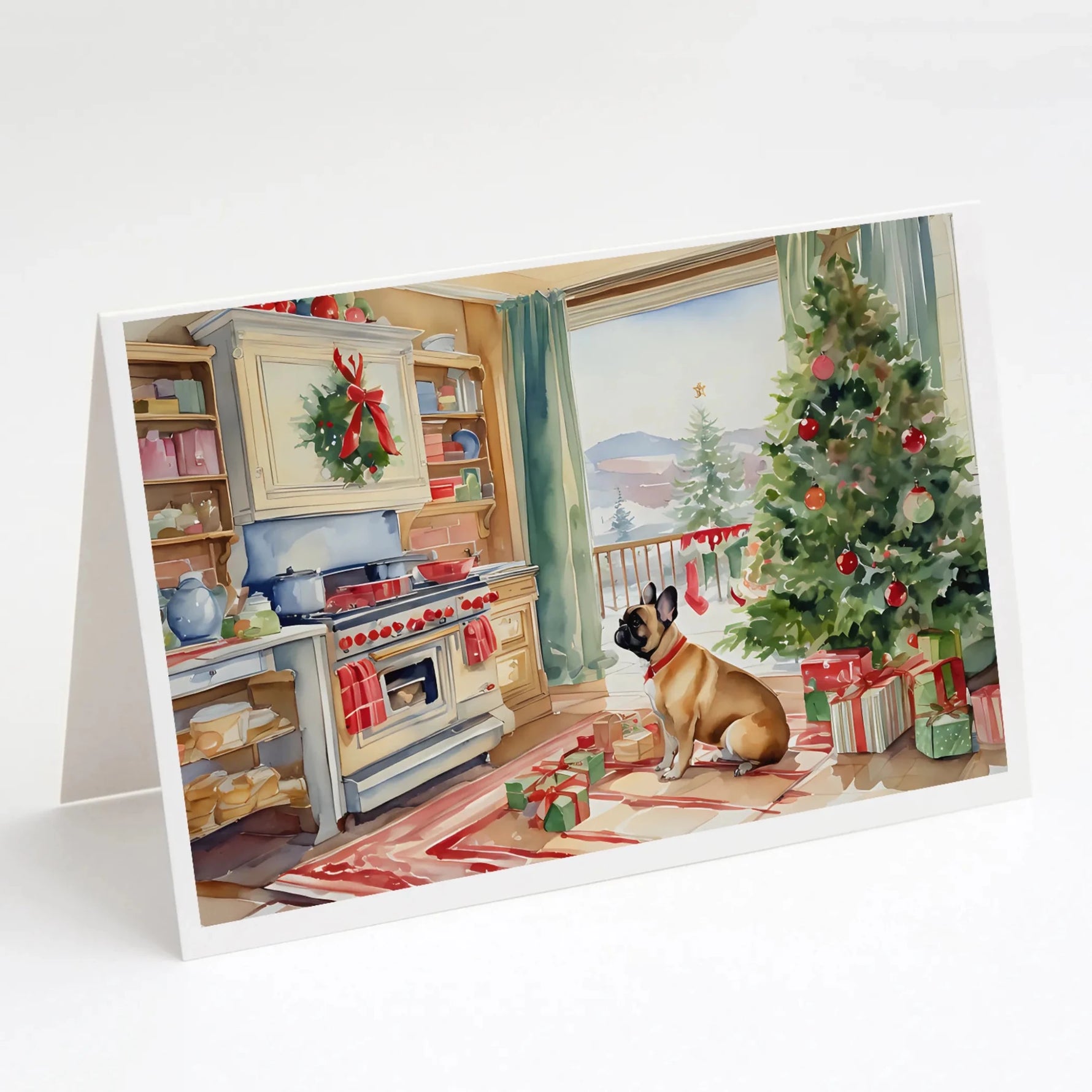 Christmas Cookies Greeting Cards - Size: 5X7 | Pack Of: 8 | Collection name: Christmas cookies-AMAZON FACTORY