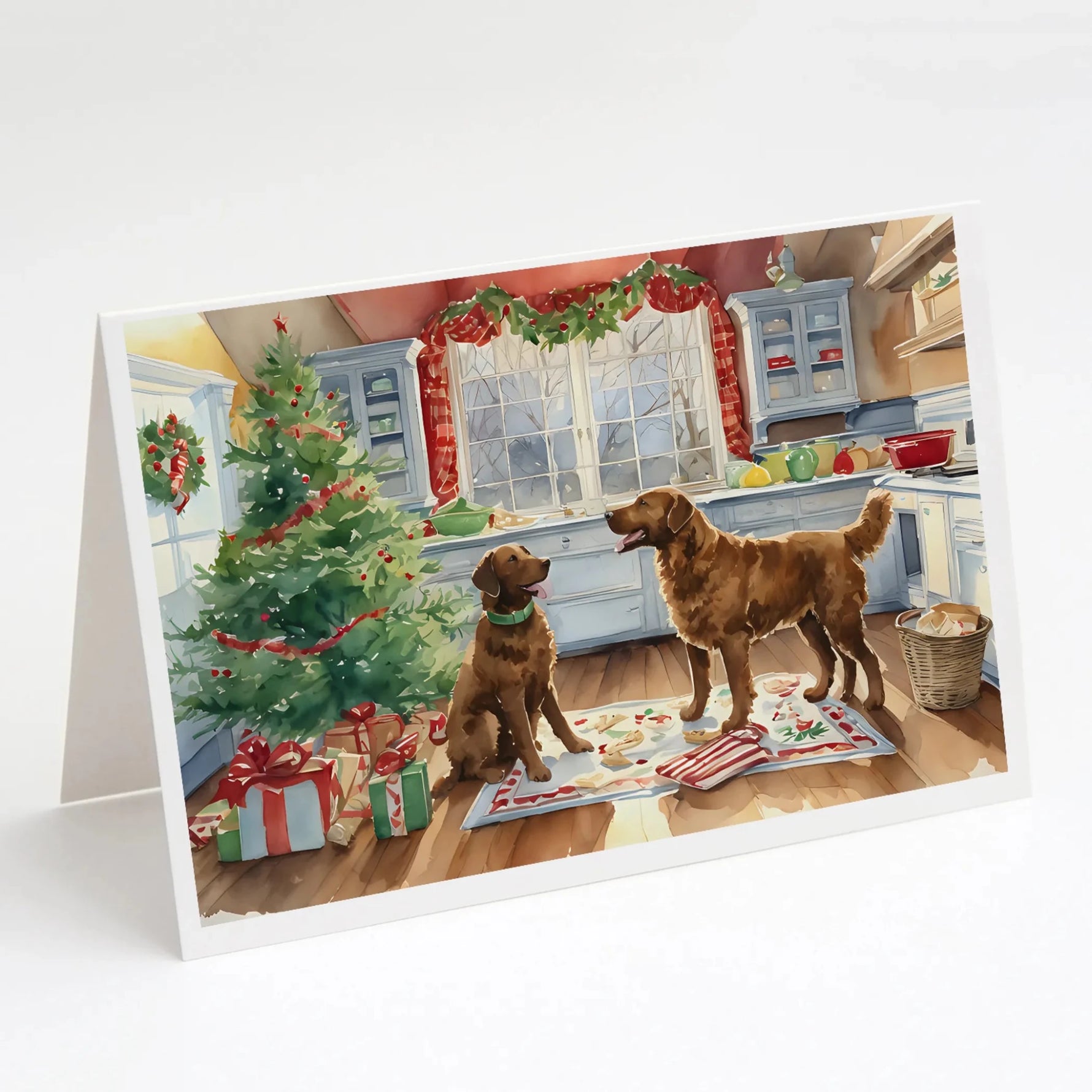 Christmas Cookies Greeting Cards - Size: 5X7 | Pack Of: 8 | Collection name: Christmas cookies-AMAZON FACTORY