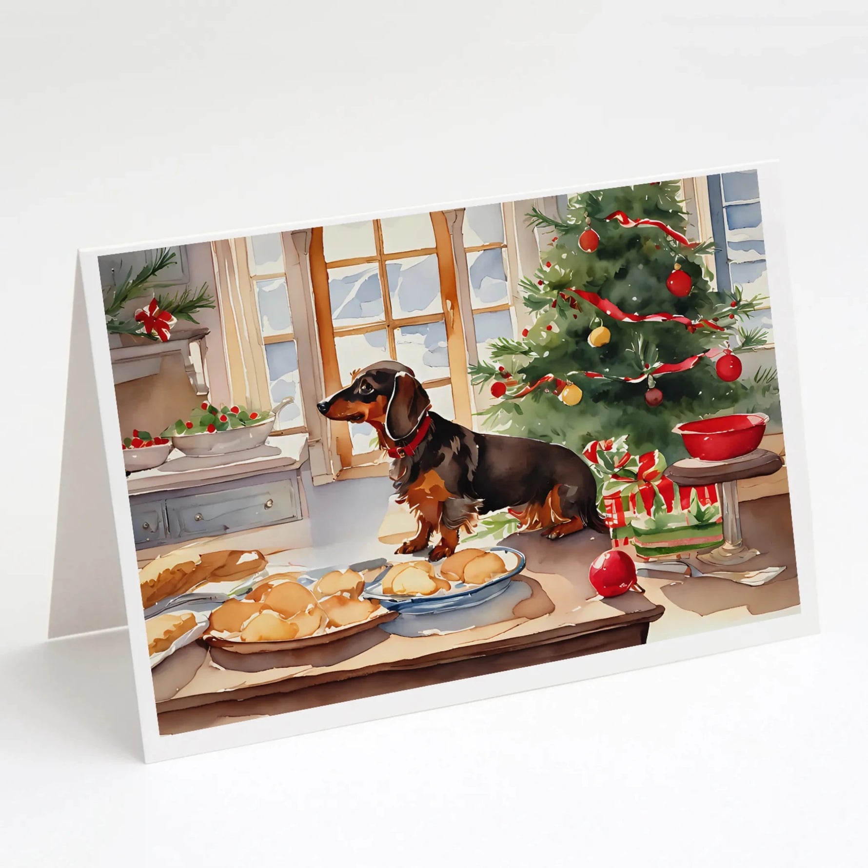 Christmas Cookies Greeting Cards - Size: 5X7 | Pack Of: 8 | Collection name: Christmas cookies-AMAZON FACTORY