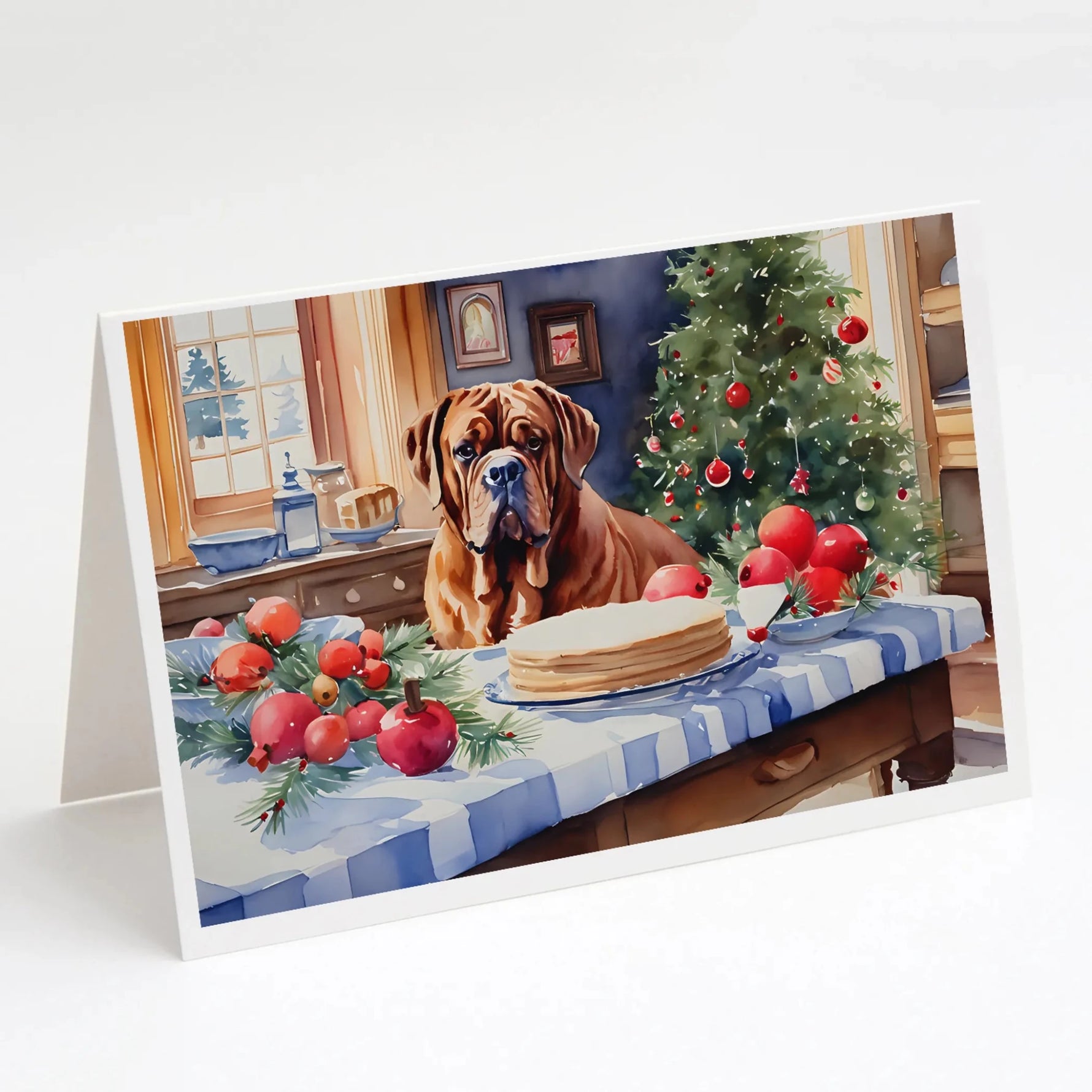 Christmas Cookies Greeting Cards - Size: 5X7 | Pack Of: 8 | Collection name: Christmas cookies-AMAZON FACTORY