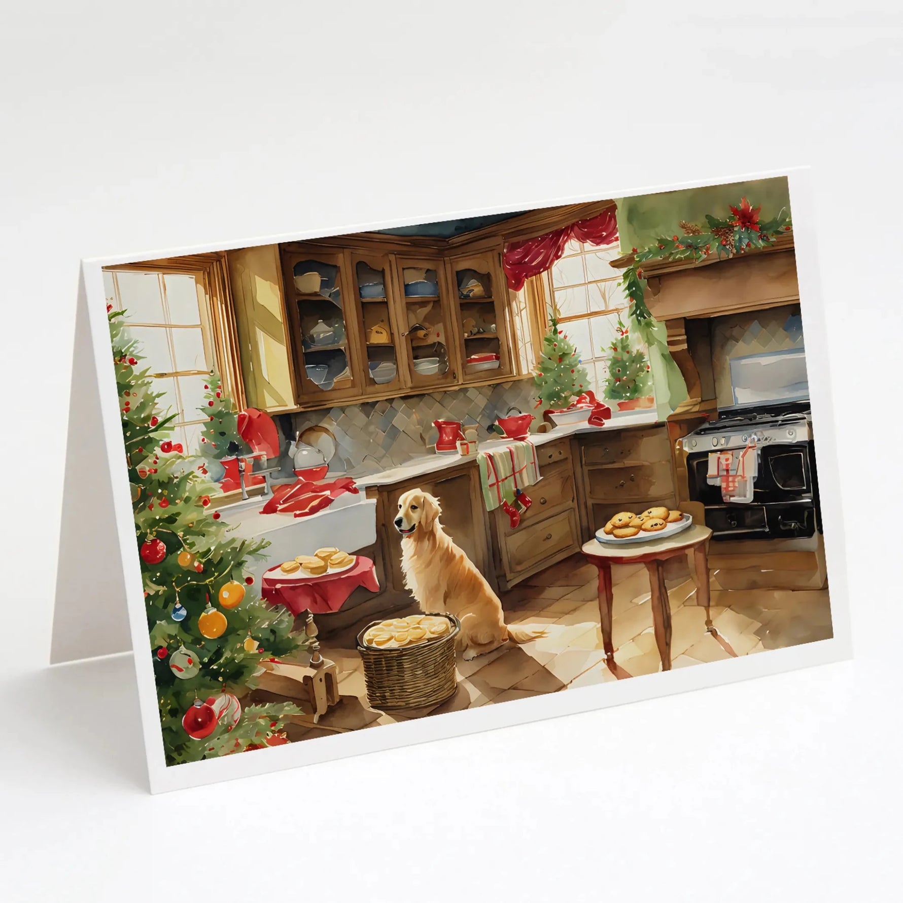Christmas Cookies Greeting Cards - Size: 5X7 | Pack Of: 8 | Collection name: Christmas cookies-AMAZON FACTORY