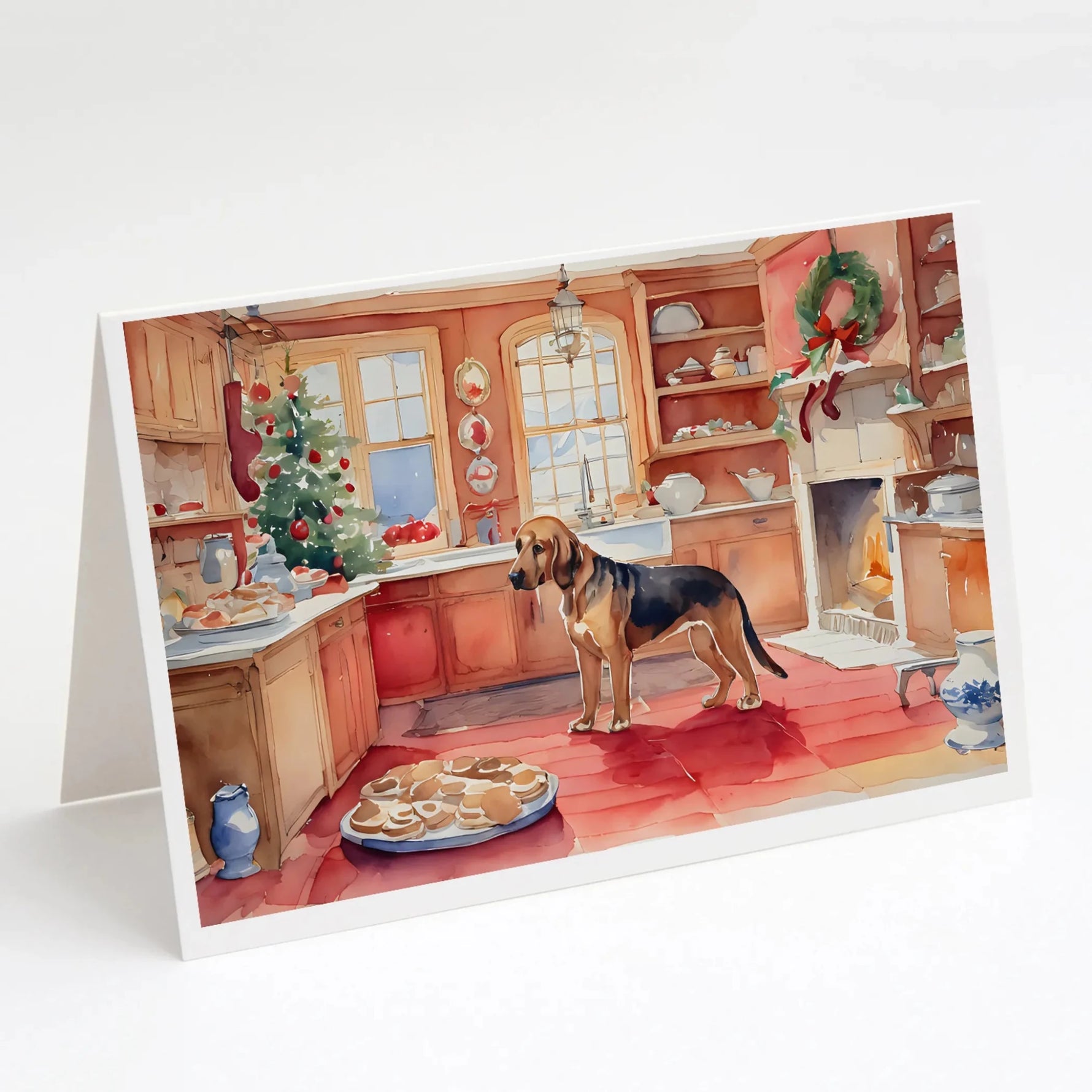 Christmas Cookies Greeting Cards - Size: 5X7 | Pack Of: 8 | Collection name: Christmas cookies-AMAZON FACTORY